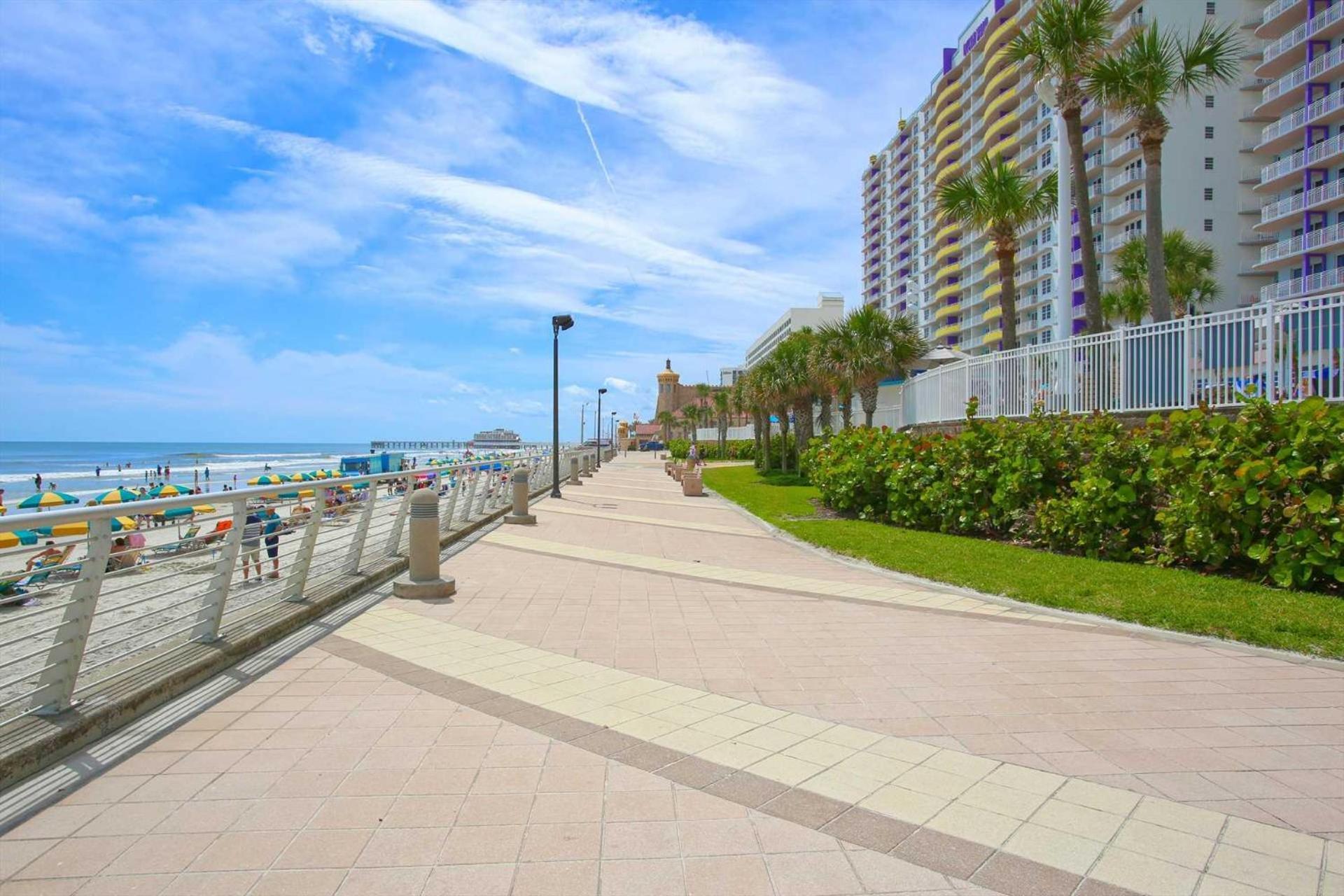 Luxury 9Th Floor 1 Bedroom Condo Direct Oceanfront Wyndham Ocean Walk Resort Daytona Beach | 906 Exterior photo