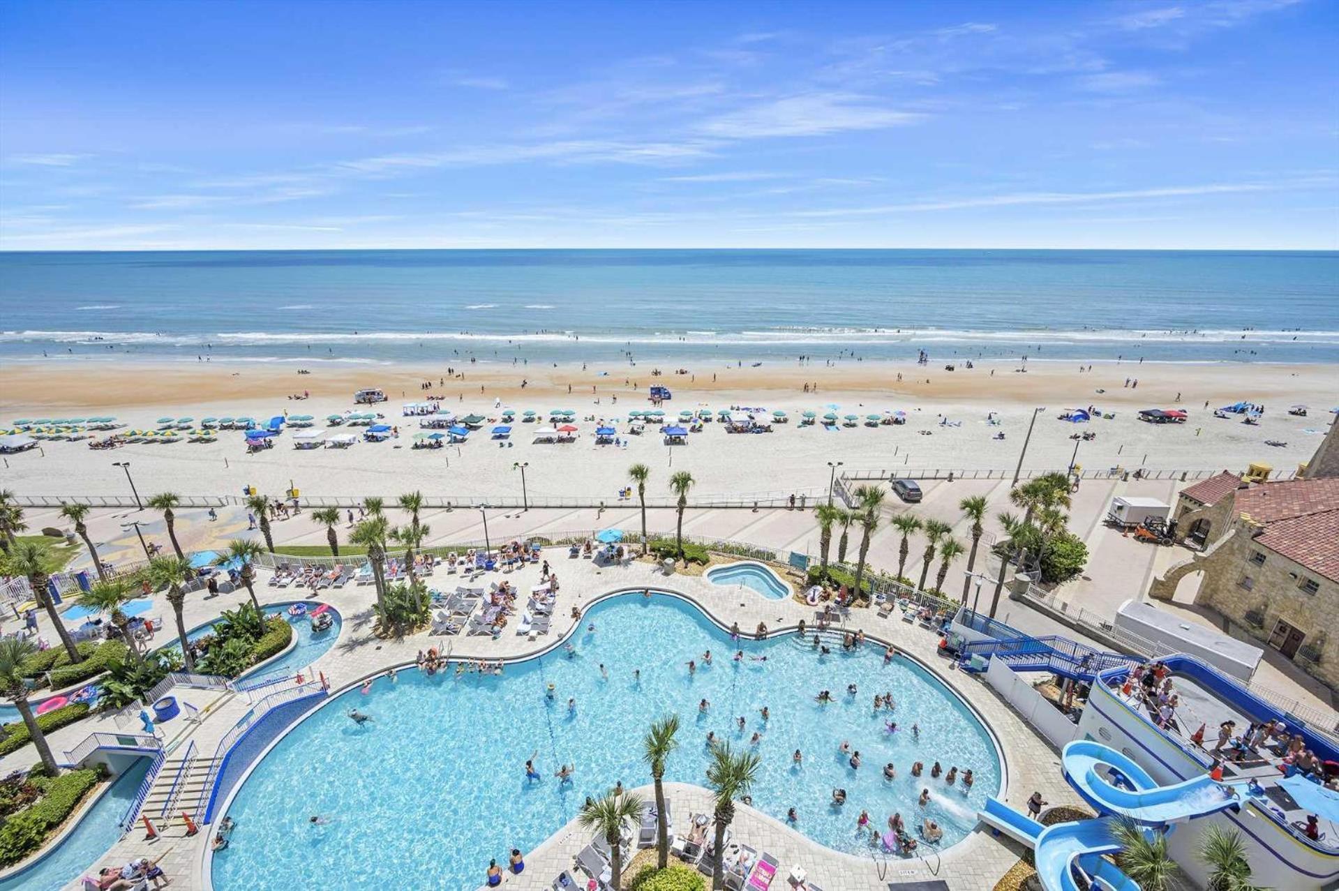 Luxury 9Th Floor 1 Bedroom Condo Direct Oceanfront Wyndham Ocean Walk Resort Daytona Beach | 906 Exterior photo