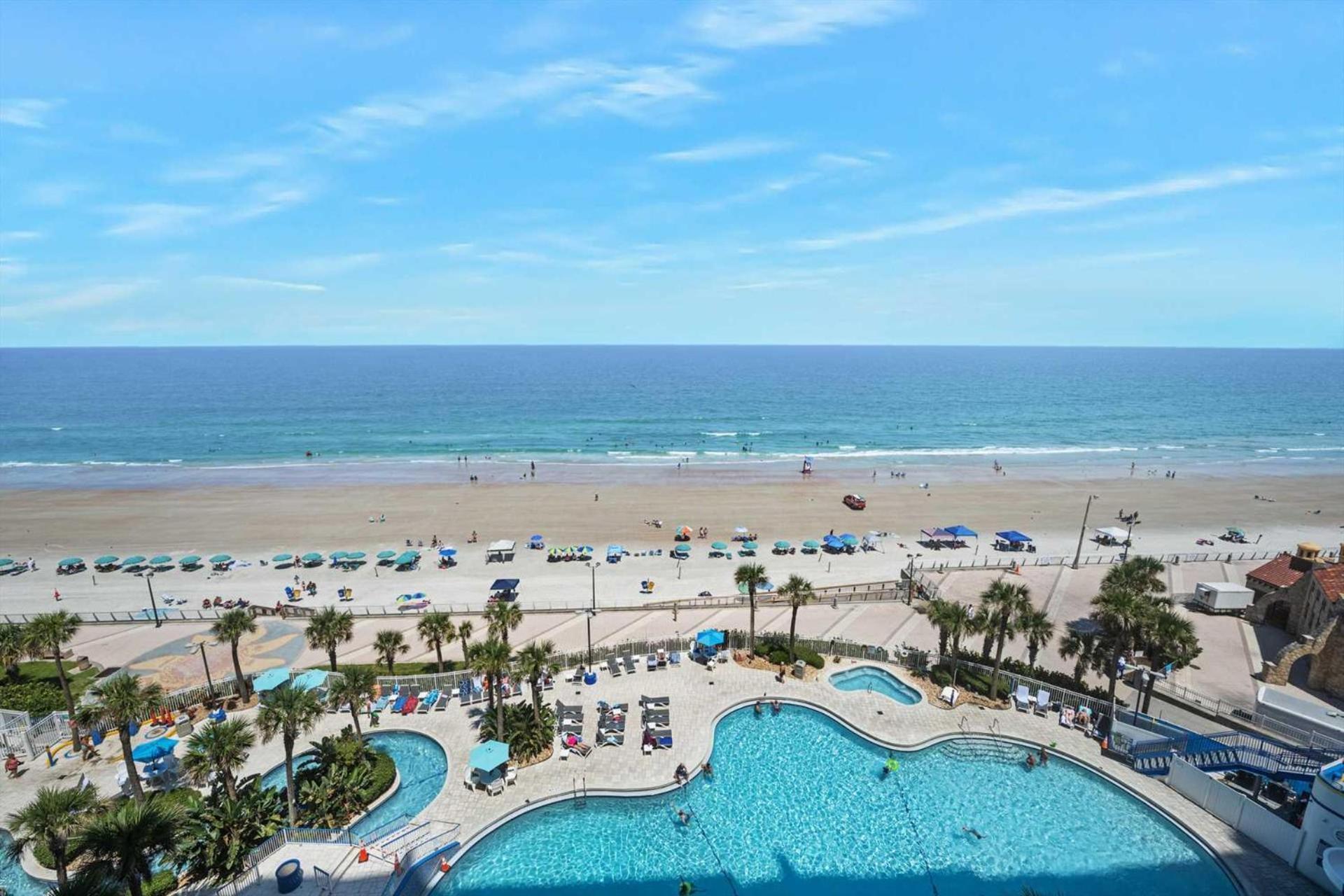 Luxury 9Th Floor 1 Bedroom Condo Direct Oceanfront Wyndham Ocean Walk Resort Daytona Beach | 906 Exterior photo